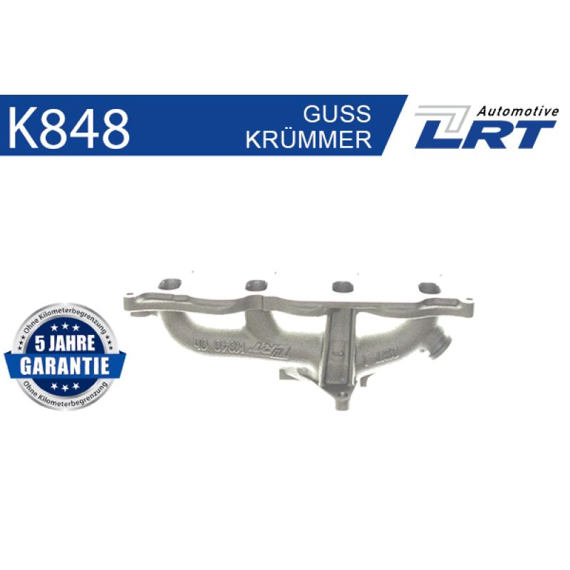 Collecteur, système d'échappement LRT K848 - Visuel 1