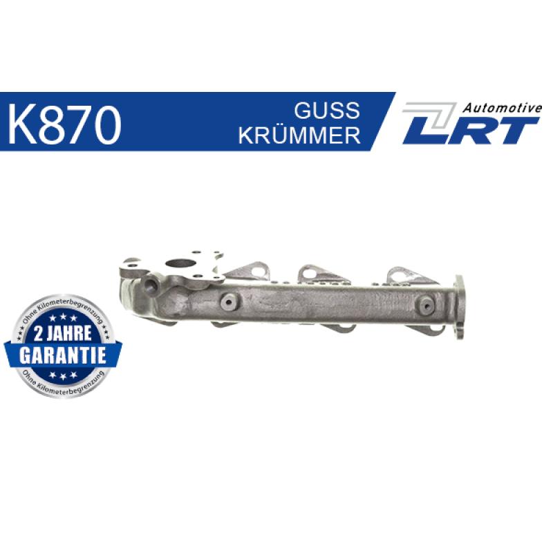 Collecteur, système d'échappement LRT K870 - Visuel 1