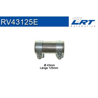 Raccord de tuyau, système d'échappement LRT [RV43125E]