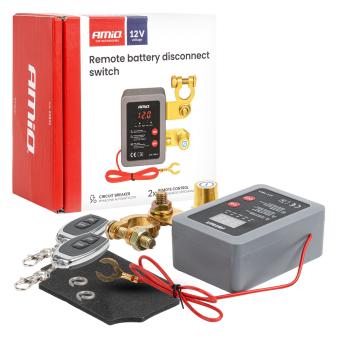 Interrupteur automatique à distance de batterie 12V 240A (BATT) AMIO 04832