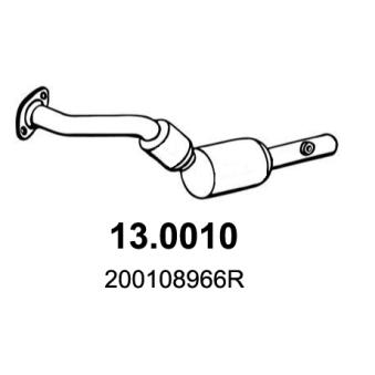Catalyseur ASSO 13.0010 pour DACIA DOKKER 1.6 - 102cv Catalyseur ASSO 13.0010 pour DACIA DOKKER 1.6 - 102cv