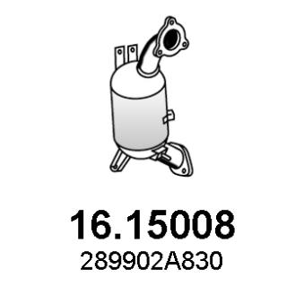 Filtre à particules / à suie, échappement ASSO [16.15008]
