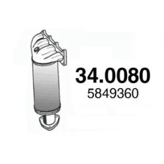 Catalyseur ASSO OEM 55567136