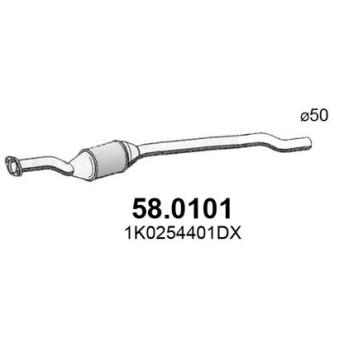 Catalyseur ASSO 58.0101 pour VOLKSWAGEN EOS 1.6 FSI - 115cv