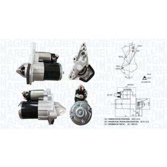 Démarreur MAGNETI MARELLI [063723537010]