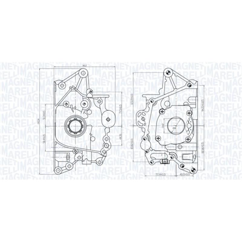 Pompe à huile MAGNETI MARELLI 351516000090 - Visuel 1