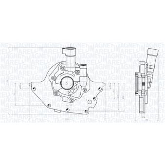 Pompe à huile MAGNETI MARELLI OEM XS6E6600AC