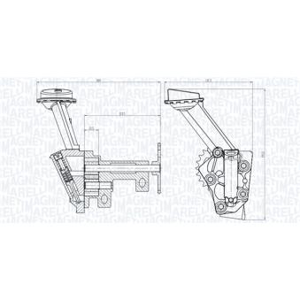 Pompe à huile MAGNETI MARELLI OEM 7701693576