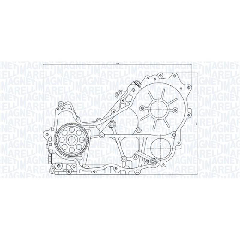 Pompe à huile MAGNETI MARELLI 351516000118 - Visuel 1