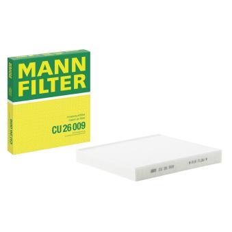 Filtre, air de l'habitacle MANN-FILTER CU 26 009 pour ABARTH 124 S3 quattro - 310cv