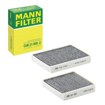 Filtre, air de l'habitacle MANN-FILTER [CUK 21 000-2]