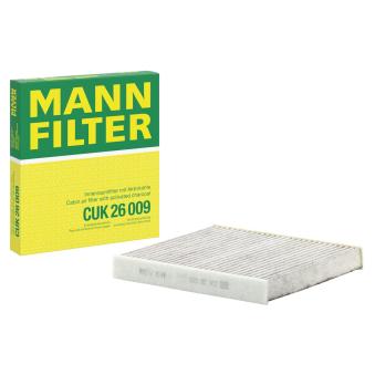 Filtre, air de l'habitacle MANN-FILTER CUK 26 009 pour ABARTH 124 S3 quattro - 310cv