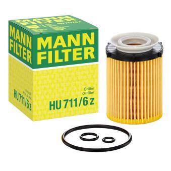 Filtre à huile MANN-FILTER [HU 711/6 z]