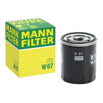 Filtre à huile MANN-FILTER W 67 pour MITSUBISHI ECLIPSE 2000 GS 16V - 146cv