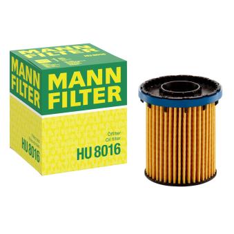 Filtre à huile MANN-FILTER HU 8016 pour OPEL ASTRA 1.5 CRDI - 105cv
