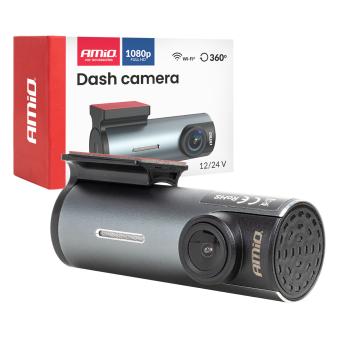 Dashcam Caméra embarquée 1K WLAN 128 Go WIFI Full HD AMIO 04798