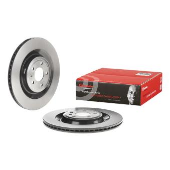 Jeu de 2 disques de frein arrière BREMBO 09.C170.11 pour AUDI A6 3.0 TDI - 204cv