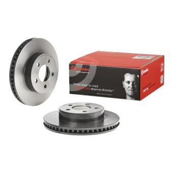 Jeu de 2 disques de frein avant BREMBO 09.8864.11 pour DACIA DOKKER 2.8 CRD - 150cv