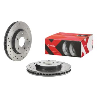 Jeu de 2 disques de frein avant BREMBO OEM 4615A115
