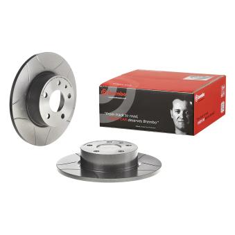Jeu de 2 disques de frein arrière BREMBO 08.3126.76