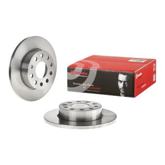Jeu de 2 disques de frein arrière BREMBO 08.9488.10 pour AUDI A3 1.9 TDI - 90cv