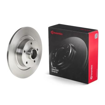 Jeu de 2 disques de frein arrière BREMBO [08.C742.27]