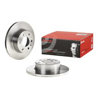 Jeu de 2 disques de frein arrière BREMBO 08.9759.10 pour IVECO DAILY 40C17 V. 40C17 V/P - 170cv