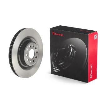 Jeu de 2 disques de frein arrière BREMBO 09.D773.11 pour TESLA MODEL S P85D AWD - 772cv