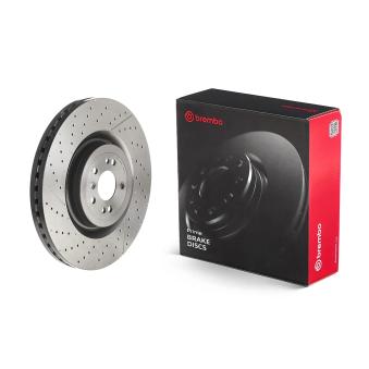 Jeu de 2 disques de frein avant BREMBO 09.B805.11 pour DAIHATSU CUORE 450 AMG 4-matic - 367cv