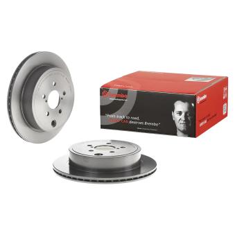 Jeu de 2 disques de frein arrière BREMBO 09.C662.11 pour SUBARU OUTBACK 3.6 R - 260cv