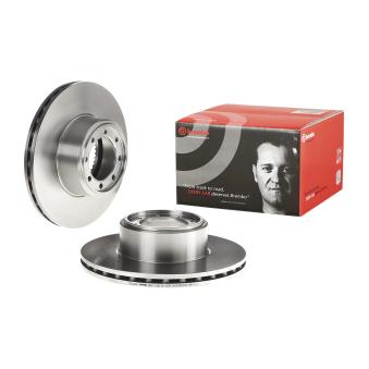 Jeu de 2 disques de frein arrière BREMBO 09.9761.60 pour IVECO DAILY 35S/E. 35C/E - 82cv