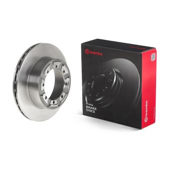 Jeu de 2 disques de frein arrière BREMBO 09.7263.20 pour FORD KA 160.55 - 156cv