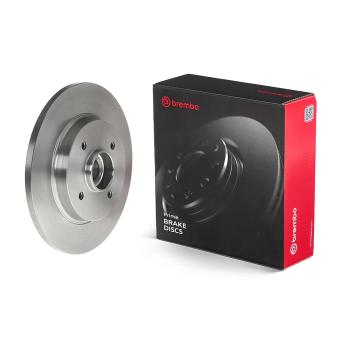 Jeu de 2 disques de frein arrière BREMBO [08.A729.17]
