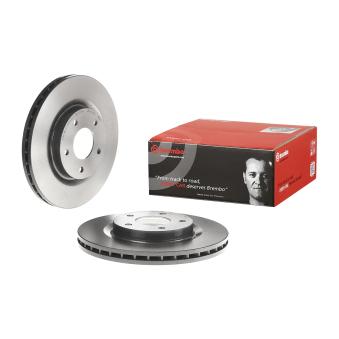 Jeu de 2 disques de frein avant BREMBO 09.N264.11 pour MITSUBISHI ASX 1.6 - 116cv
