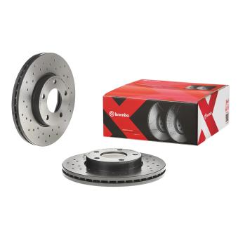 Jeu de 2 disques de frein avant BREMBO OEM bff43325x