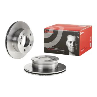 Jeu de 2 disques de frein avant BREMBO 09.7314.24 pour VOLKSWAGEN LT 2.5 TDI - 90cv