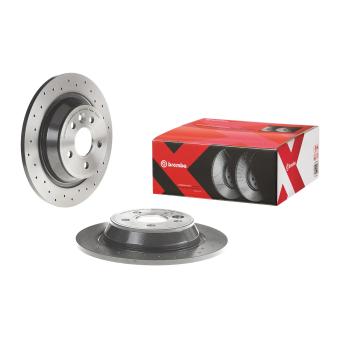 Jeu de 2 disques de frein arrière BREMBO OEM 6G912A315BB