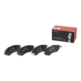 Jeu de 4 plaquettes de frein avant BREMBO [P 15 002]