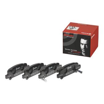 Jeu de 4 plaquettes de frein arrière BREMBO OEM 26696FC001