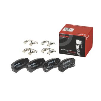 Jeu de 4 plaquettes de frein arrière BREMBO OEM 58302B2A50