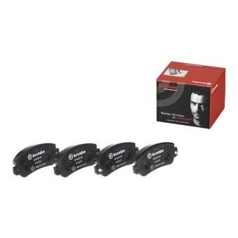 Jeu de 4 plaquettes de frein avant BREMBO [P 23 013]