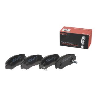 Jeu de 4 plaquettes de frein avant BREMBO OEM 06450SCVA02