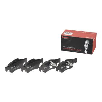 Jeu de 4 plaquettes de frein arrière BREMBO OEM 1644201920