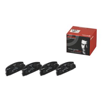 Jeu de 4 plaquettes de frein arrière BREMBO OEM GEYC2648Z