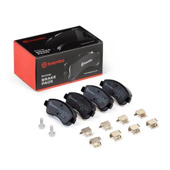 Jeu de 4 plaquettes de frein avant BREMBO [P 61 066]