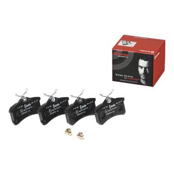 Jeu de 4 plaquettes de frein arrière BREMBO OEM 0446602010