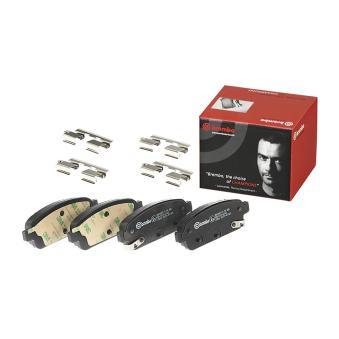 Jeu de 4 plaquettes de frein arrière BREMBO [P 59 080]