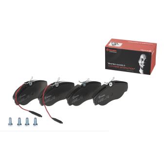 Jeu de 4 plaquettes de frein avant BREMBO OEM 9945788