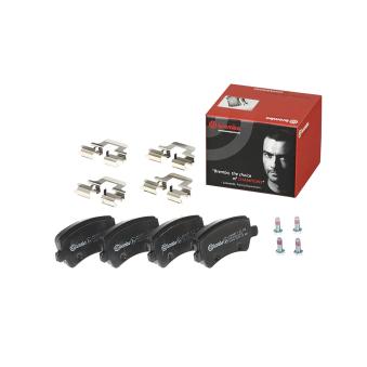 Jeu de 4 plaquettes de frein arrière BREMBO [P 24 078]