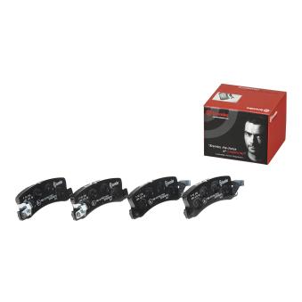 Jeu de 4 plaquettes de frein arrière BREMBO OEM 0449220062